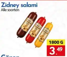 Tanger Markt Zidney salami aanbieding