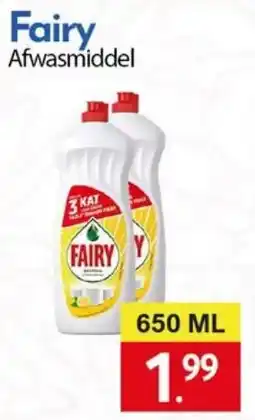 Tanger Markt Fairy Afwasmiddel aanbieding