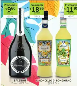 BelBev Balbinot Prosecco Doc Brut aanbieding
