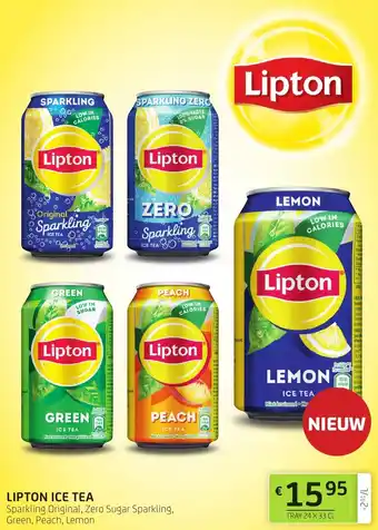 BelBev Lipton ice tea aanbieding