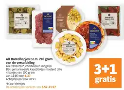 Albert Heijn AH Borrelhapjes aanbieding