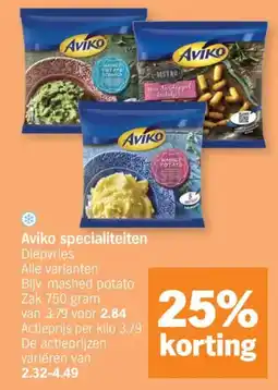 Albert Heijn Aviko specialiteiten aanbieding