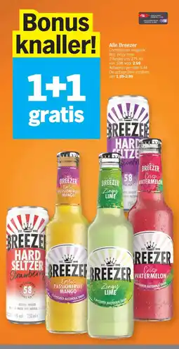 Albert Heijn Breezer hard seltzer aanbieding