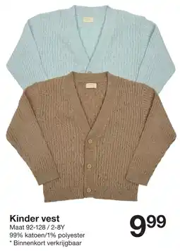 Zeeman Kinder vest aanbieding