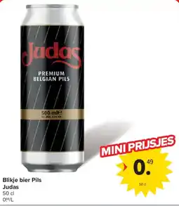 Carrefour Blikje bier Pils Judas aanbieding
