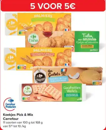 Carrefour Koekjes Pick & Mix aanbieding