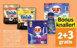 Albert Heijn Sun en Finish aanbieding