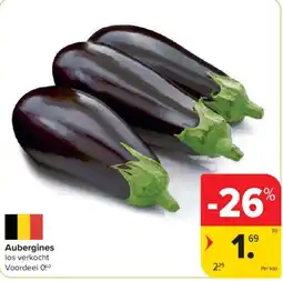 Carrefour Aubergines aanbieding