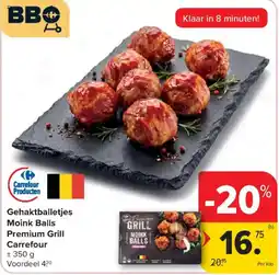 Carrefour Gehaktballetjes Moink Balls Premium Grill Carrefour aanbieding