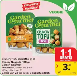 Carrefour Crunchy Tofu Basil aanbieding