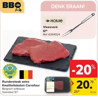 Carrefour Rundersteak extra aanbieding