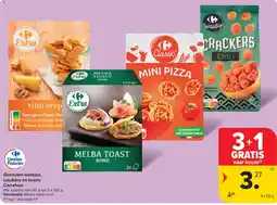 Carrefour Gezouten koekjes, crackers en toasts Carrefour aanbieding