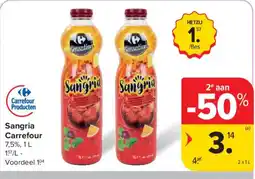 Carrefour Sangria Carrefour aanbieding