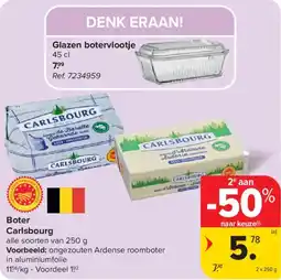 Carrefour Boter Carlsbourg aanbieding