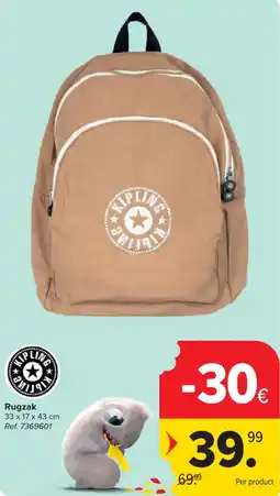 Carrefour Rugzak aanbieding