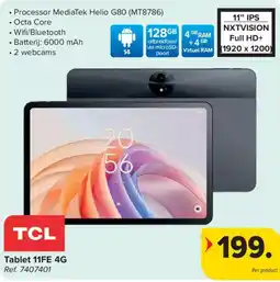 Carrefour TCL Tablet 11FE 4G aanbieding