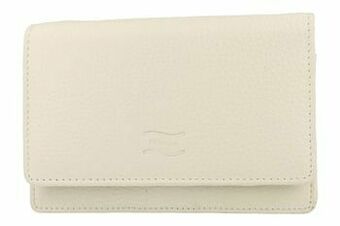 Berca Shoes Crinkles Portefeuille Dames Dames Geldbeugel 14x9x4cm - Wit aanbieding