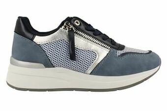 Berca Shoes Sprox Sneaker Laag Dames - Blauw aanbieding