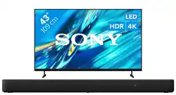Coolblue Sony Bravia 3 II Led 43 (2026) + Sony HT-S2000 Zwart aanbieding