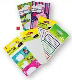 Carrefour Set van 48 etiketten aanbieding