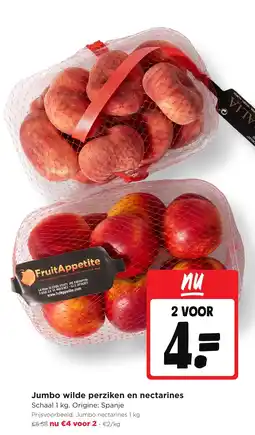 Jumbo Jumbo wilde perziken en nectarines aanbieding
