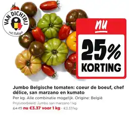 Jumbo Jumbo Belgische tomaten aanbieding