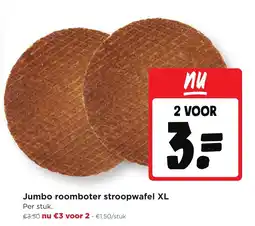 Jumbo Jumbo roomboter stroopwafel xl aanbieding