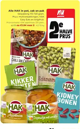 Jumbo Hak appelmoes aanbieding