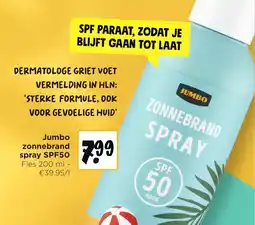 Jumbo Jumbo zonnebrand spray aanbieding