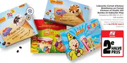 Jumbo IJsboerke Cornet d'Amour Brésilienne en Cornet d'Amour of Studio 100 Bumba en Kabouter Plop aanbieding