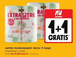 Jumbo Jumbo keukenpapier decor 3-laags aanbieding