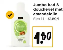 Jumbo Jumbo bad & douchegel met amandelolie aanbieding
