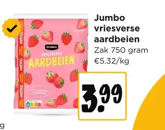 Jumbo Jumbo vriesverse aardbeien aanbieding