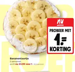 Jumbo Bananentaartje aanbieding