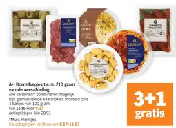 Albert Heijn AH Borrelhapjes aanbieding