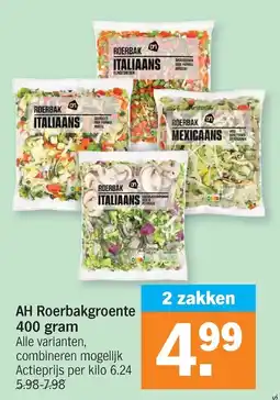 Albert Heijn Ah roerbakgroente aanbieding