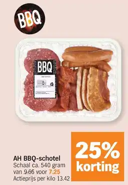 Albert Heijn AH BBQ-schotel aanbieding