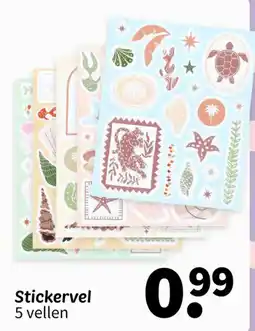 Wibra Stickervel aanbieding