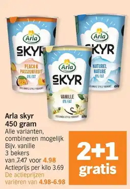 Albert Heijn Arla skyr aanbieding