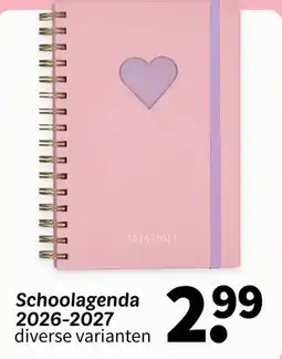 Wibra Schoolagenda 2026-2027 aanbieding