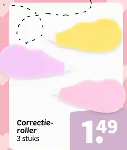 Wibra Correctie-roller aanbieding