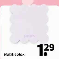 Wibra Notitieblok aanbieding