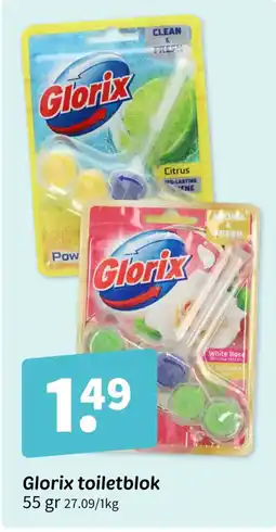 Wibra Glorix toiletblok aanbieding