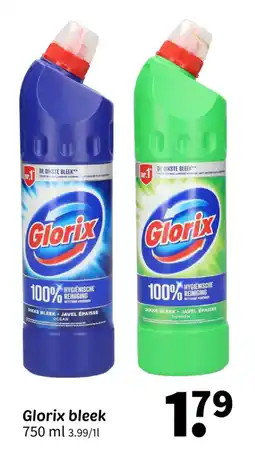 Wibra Glorix bleek aanbieding
