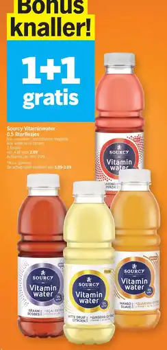 Albert Heijn Sourcy Vitaminwater aanbieding