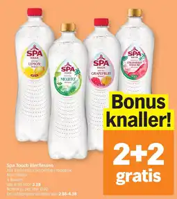 Albert Heijn Spa Touch literflessen aanbieding
