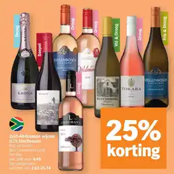 Albert Heijn Zuid-Afrikaanse wijnen aanbieding