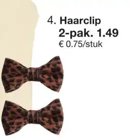 Zeeman Haarclip aanbieding