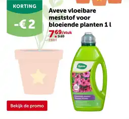 AVEVE Aveve vloeibare meststof voor bloeiende planten aanbieding