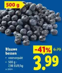 Lidl Blauwe bessen aanbieding